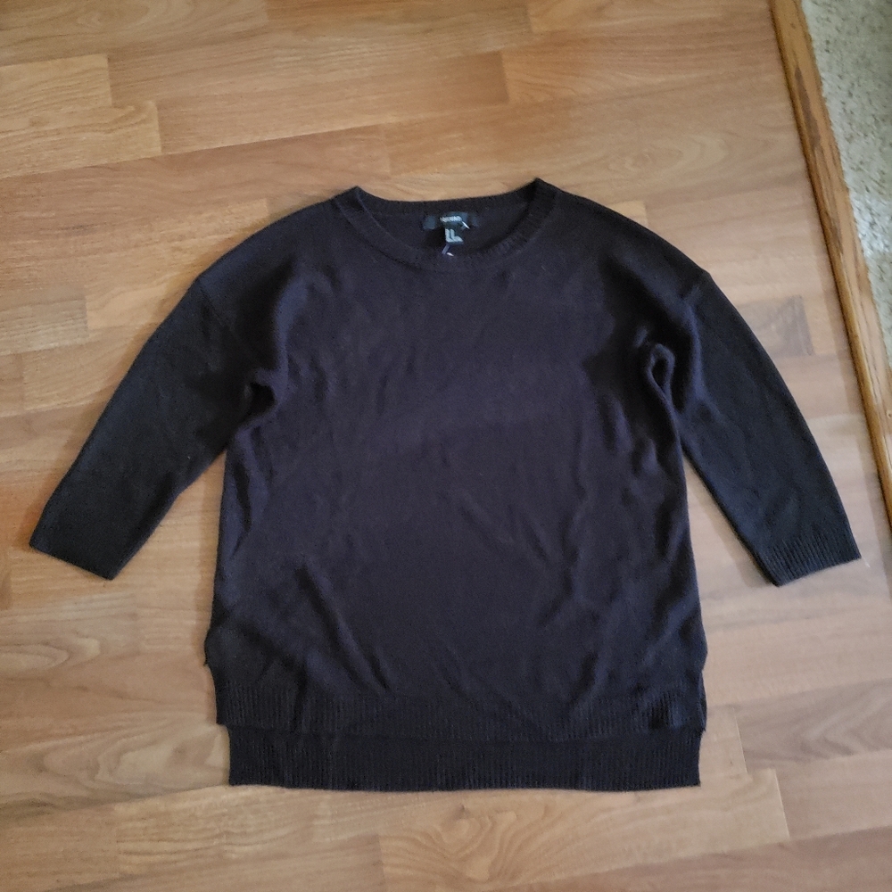 Forever 21 Women's Black Crew Neck Sweater